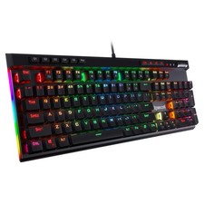 Redragon K580 VATA RGB LED Backlit Mechanical Gaming Keyboard with Macro Keys...