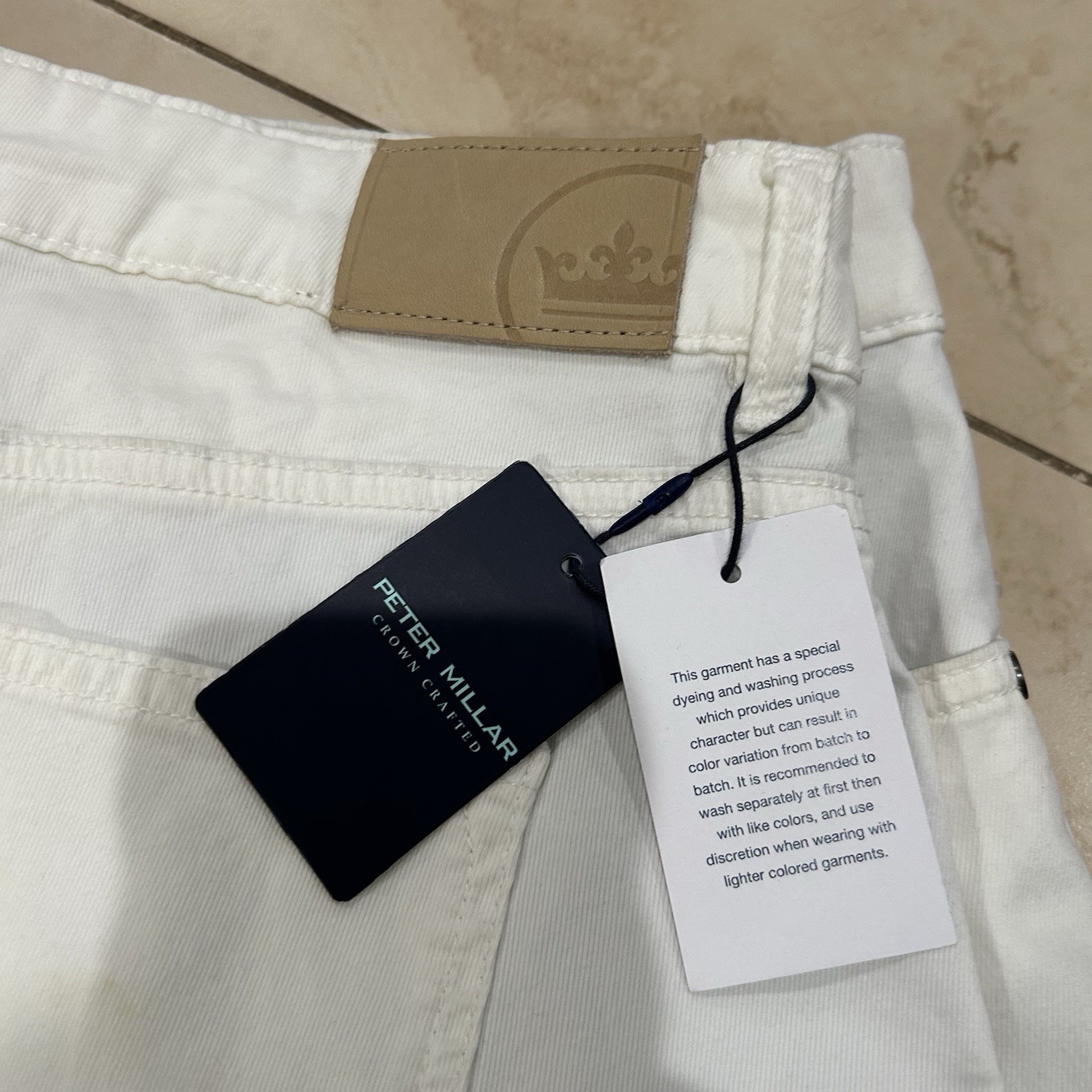 Mens Peter Millar Pocket Crown Crafted Golf  Pants Size 42x34