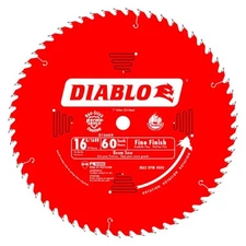 Diablo D1660X 16-5/16 in. x 60 ATB Fine Finish Beam Saw Blade for Wood Cutting