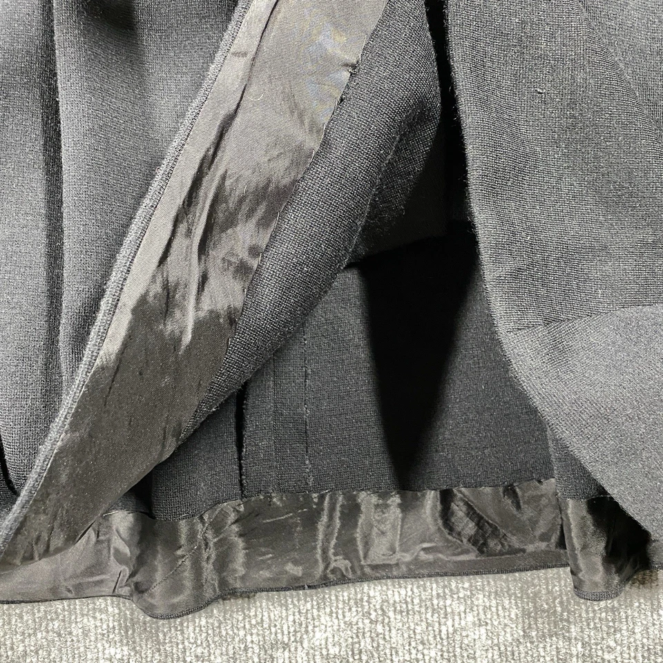 Vestido Camisa Ranelle Vintage Años 60 Talla Pequeña Cuello Negro Manga Larga Mod Hippie Foto 4 de 4