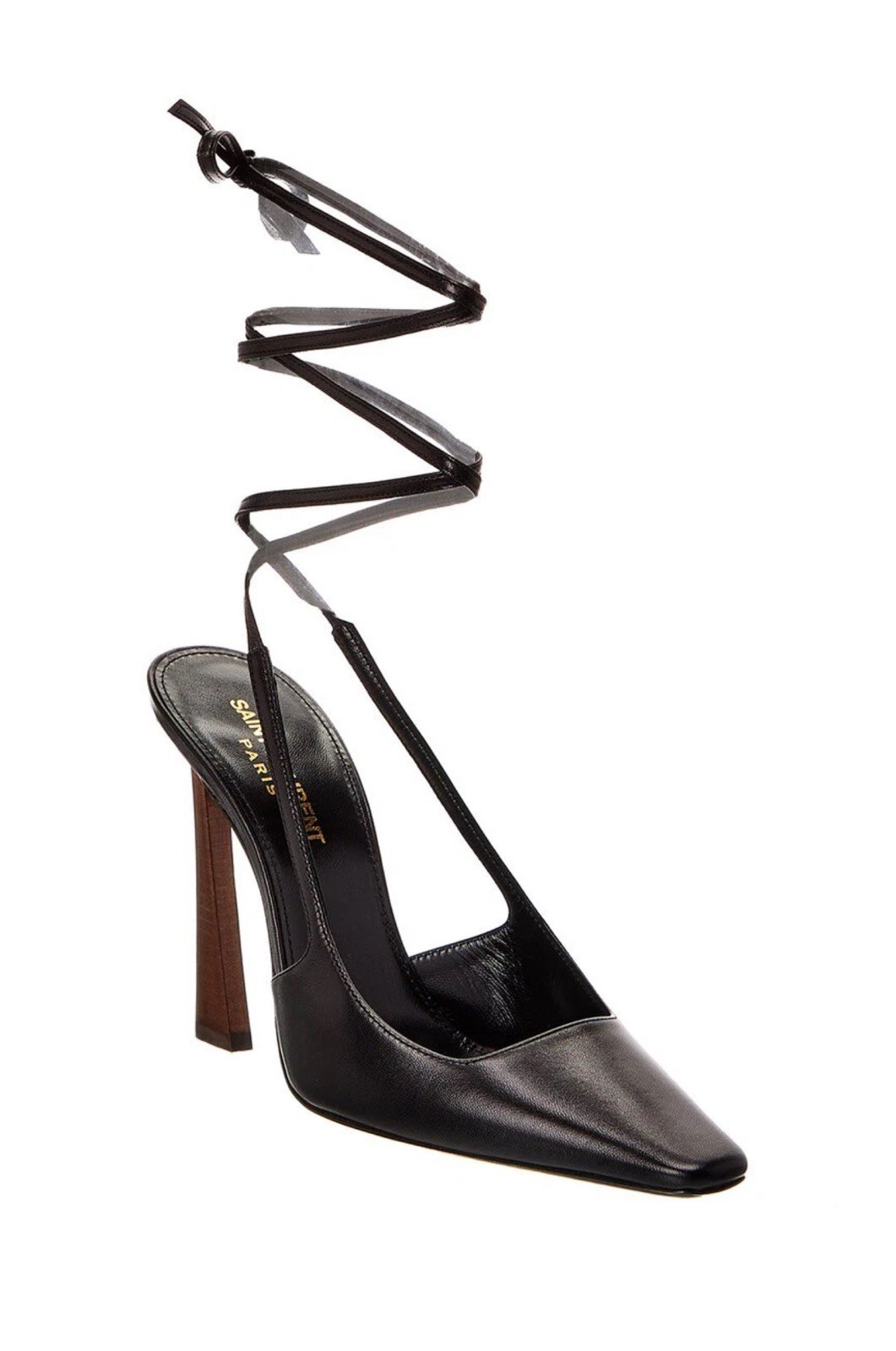 saint laurent imbracatura posteriore con tacco a lama