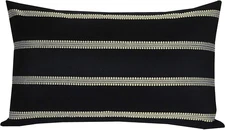 Decorative Rectangular Throw Pillow Cover Textured Lumbar Accent Cushion Cover f