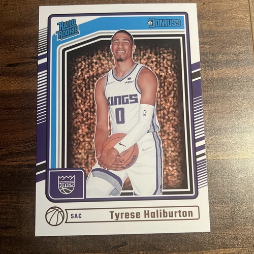 Tyrese Haliburton Rated Rookie Oversized Box Topper 2024-25 Donruss