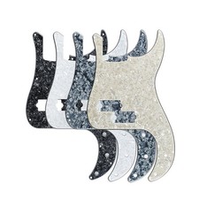 Brand New Bass Pickguard 4-Strings Aged White Beige Dark Brown Tortoise