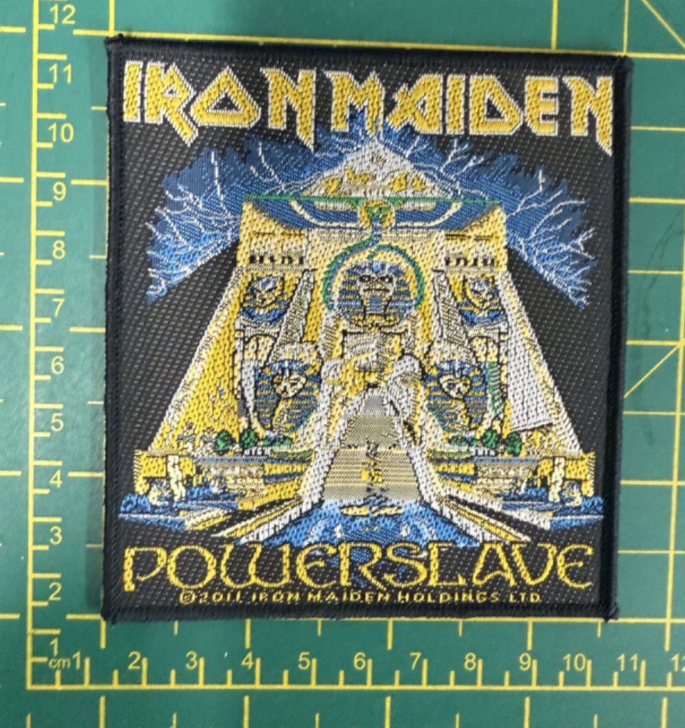 Iron Maiden Powerslave Woven Sew On Patch Officially Licensed Patch