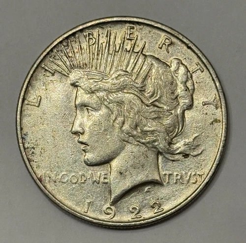 1922 Peace Silver Dollar (90% Silver) ~ BU