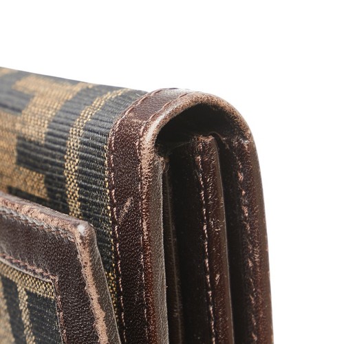 FENDI Zucca Bifold Wallet 31052 Brown Canvas Leather - Picture 4 of 13