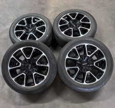 Oem 99-26 Chevrolet Tahoe Suburban Black Machined Used Rims 27550r22 Tires Oem 99-26 Chevrolet Tahoe Suburban Black Machined Used Rims 27550r22 Tires