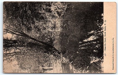 Postcard Old postcard: Glenvilla Creek, North Hatley, P.Q.