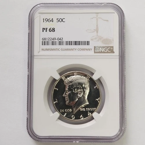 1964 Kennedy Half Dollar Proof NGC PF68