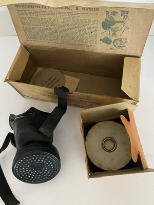 Vintage Willson Number 5 Respirator With Filter In Box