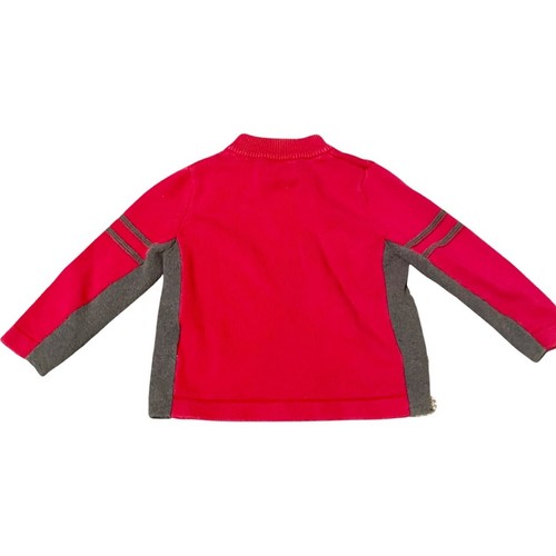 Hanna Andersson Red 1/4 Quarter Zip Sweater Mock Neck Sweater Size 4 Toddler - Picture 4 of 7