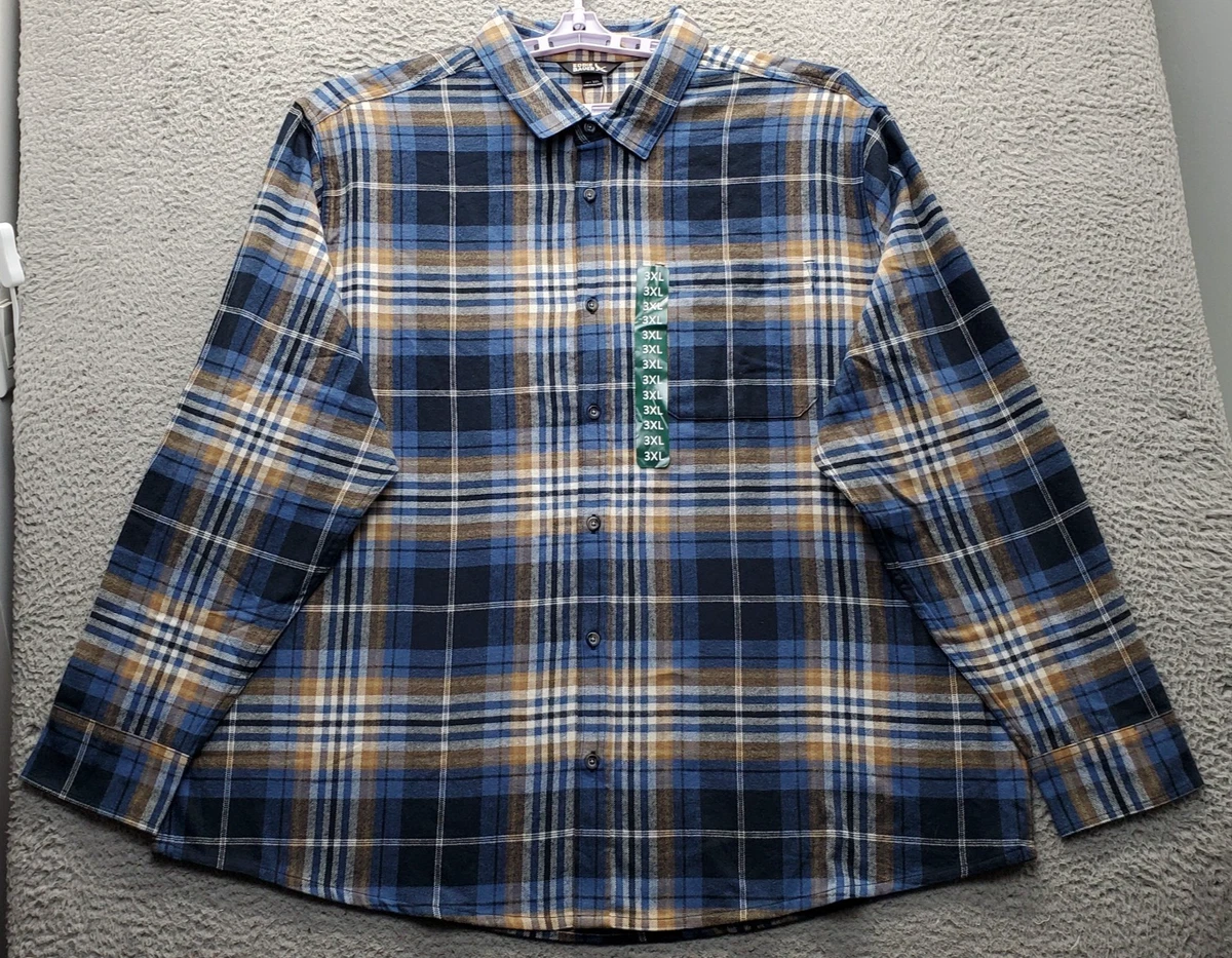 Chemise boutonnée en chamois Eddie Bauer à double poche