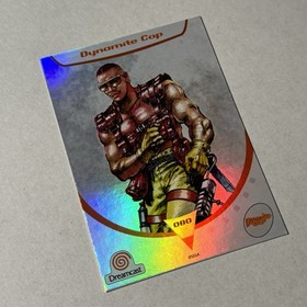 LIMITED RUN GAMES - SEGA DREAMCAST TRADING CARD - DYNAMITE COP FOIL #080