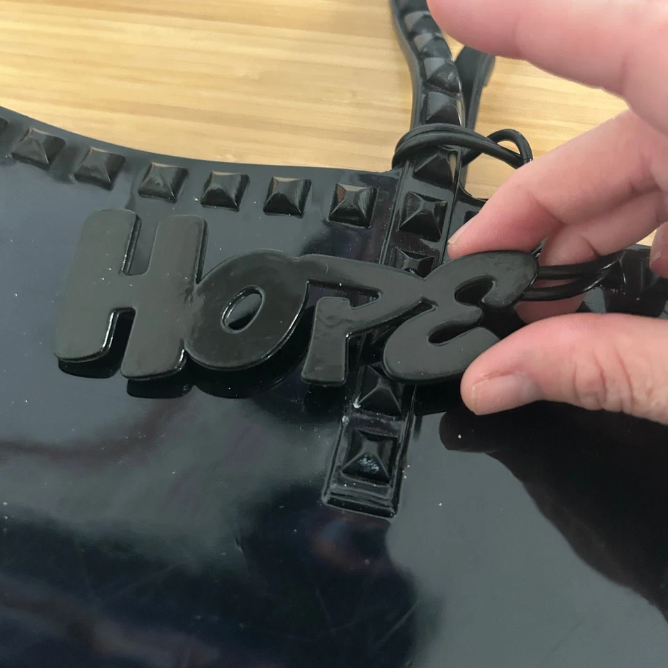 Bolso de Mano Carmen Del Sol Seba Mid Jumbo Tachuelas Negro Foto 3 de 4