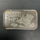 1 Troy oz. .999 FS RARE Vintage Happy Father's Day! Art Bar Crown Mint TONED