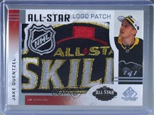 2022 SP Game Used NHL All-Star Logo Relics 1/1 Jake Guentzel #ASLP-GU Patch 01g1