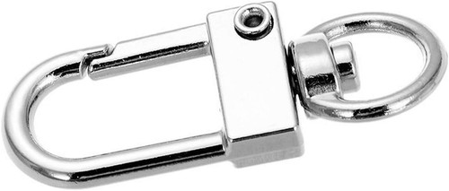 50 pcs Swivel Clasps Lanyard Snap Hook,Metal Sliver,Silver - Picture 7 of 7