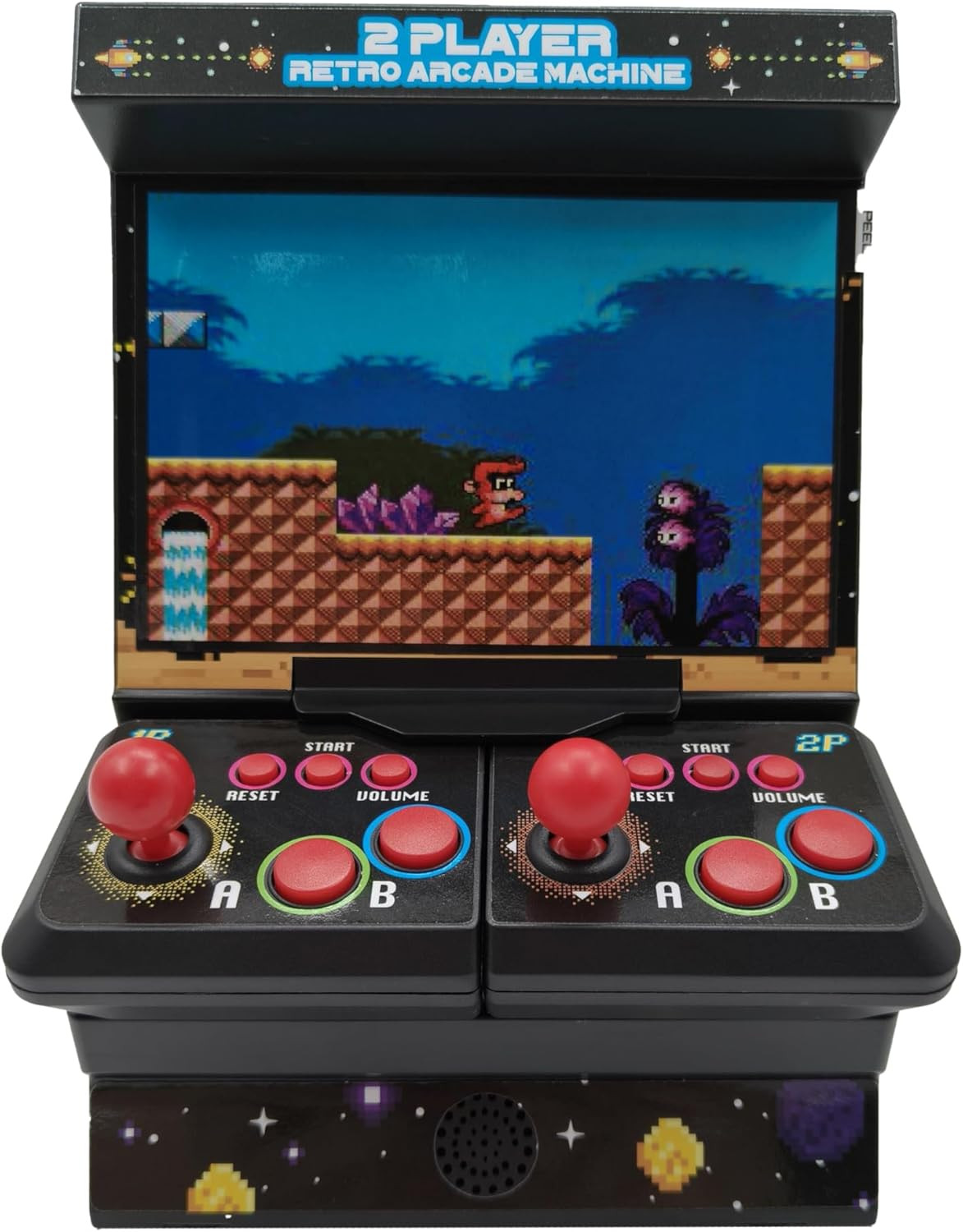 Mini Macchina Arcade Retro 300 Giochi Wireless - Console Portatile 2 Giocatori