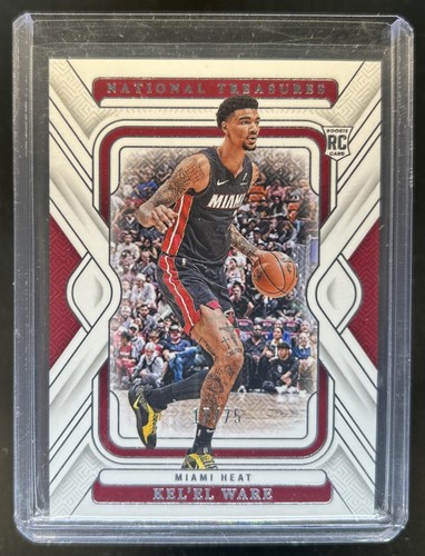 2024-25 Panini National Treasures Kel'el Ware #/75 Heat