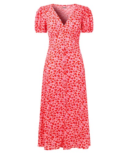 Joe Browns Women's Rose Print Midi Dress - Picture 2 of 5