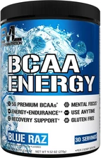 EVL Bcaas Amino Acids Powder - BCAA Energy Pre Workout Powder for Muscle Recover