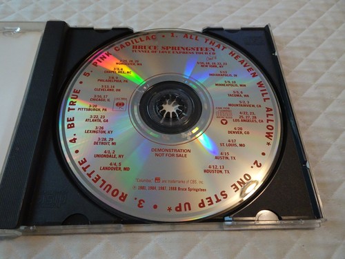 Bruce Springsteen Tunnel of Love Express tour continued promo cd - Picture 2 of 3