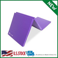 Portable Tri-Fold Exercise Mat 6  x2  - Thick Gymnastics Mat