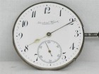 EARLY 44MM INTERNATIONAL IWC 17 JEWEL CAL. 53 POCKETWATCH MOV'T & DIAL, RUNNING! — photo 5