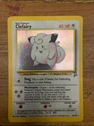 Pokemon TCG Clefairy 6/130 Base Set 2 Holo Rare Unlimited Card 1999-2000