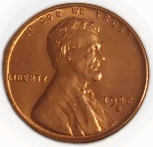 1942-S Lincoln Wheat Cent Uncirculated MS Red VeryClean Nice Eye Appeal FreePost