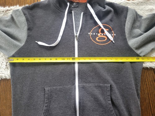 Garth Brooks Hoodie 2XL Sweatshirt World Tour Official Gray & Orange XXL Fleece - Picture 6 of 13