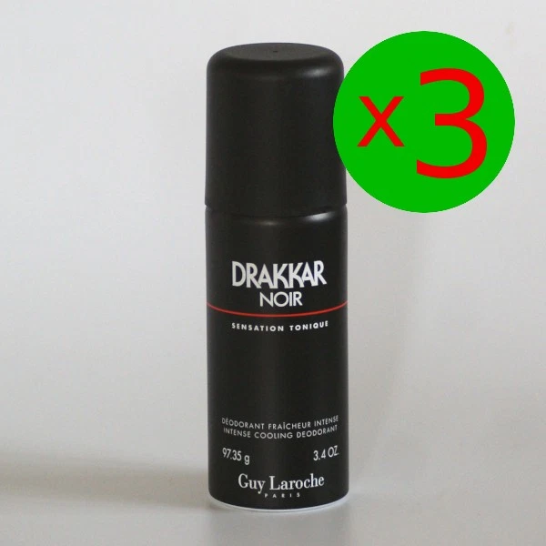 Guy Laroche, Drakkar Noir, Deo Spray 3 x 150ml