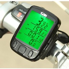 Multifunktions Kabelgebunden LCD Fahrradcomputer Kilometerzähler Tachometer mit Hintergrundbeleuchtung