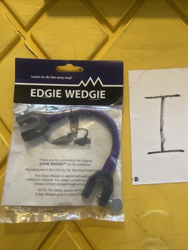 NEU Das Original Edgie Wedgie lila Skispitze Verbinder Skilehr Ski Lernen - Bild 1 von 4