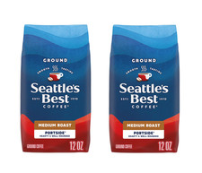 Seattle s Best Coffee, Portside, Medium Roast, Ground Coffee, 100 Arabica