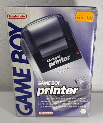 Original GameBoy Drucker OVP CIB Nintendo Printer Neuwertig Unbenutzt Grau