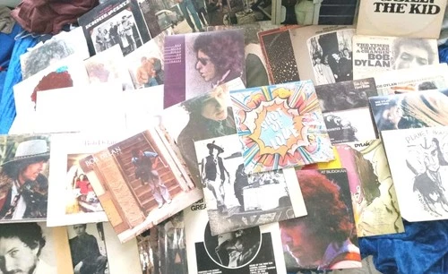 Bob Dylan Vinyl LP+Full Doubles Record Lot 33 -My Collect 60-80s +Free Book