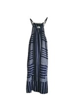Women's Striped Linen-Blend Shift Dresses Size Large  Summer Beach Resort (10)