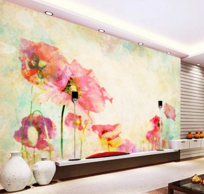 3D Pink Retro Flower 42819NA Wallpaper Wall Murals Removable Wallpaper Fay