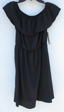 Women's Summer Off The Shoulder, Black Dress-FREE SHIPPING, NEW
