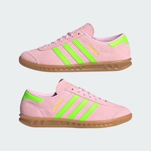 Adidas WMNS Hamburg Claro Rosa Solar Verde JS0683 Mujer Talla - Imagen 10 de 10