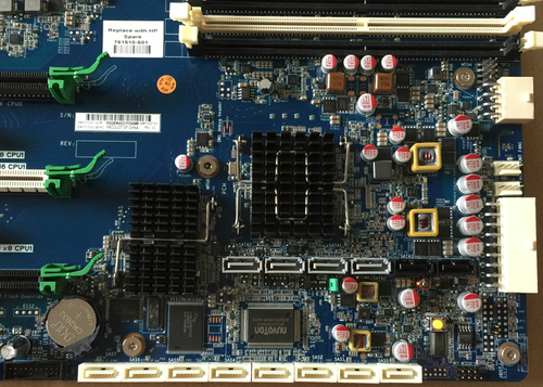 HP Z840 Server Motherboard Intel C612 LGA2011-V3 SP#761510-001 AS#710327-001 002 - Picture 3 of 4
