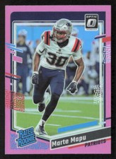 2023 Optic Marte Mapu #275 Pink Holo RC New England Patriots
