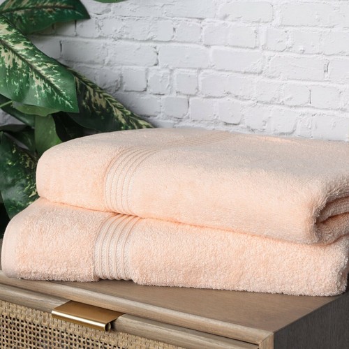 Juego de sábanas de baño de algodón egipcio 600 GSM/2 toallas corporales suaves y absorbentes de gran tamaño - Imagen 9 de 102