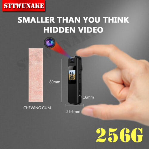 1080P Mini Body Camera Wearable Clip Pocket Cam Video Recorder DVR Police Camera - Afbeelding 1 van 17