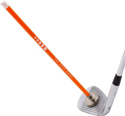 Golf Alignment Rods: Magnetic Club Stick Demonstrates Orange 