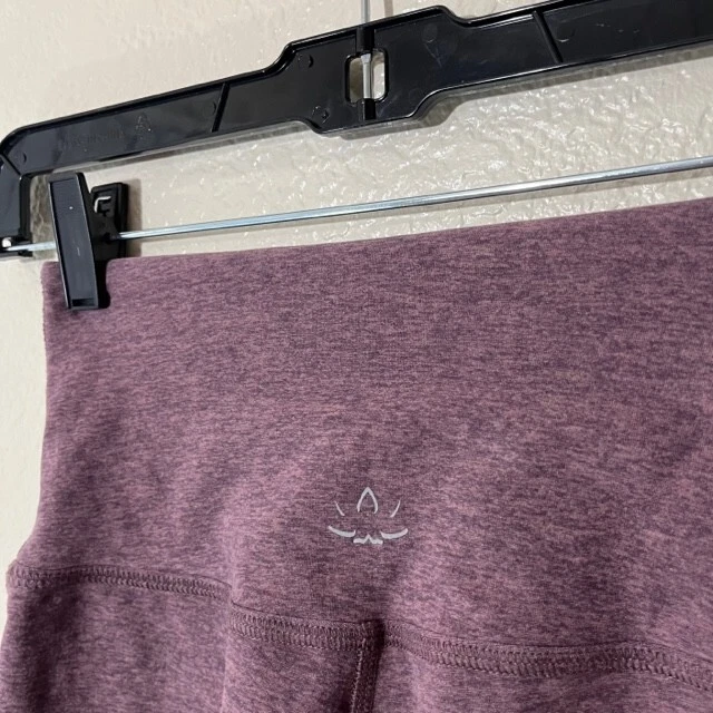 beyond-yoga heather colorblock athletic leggings