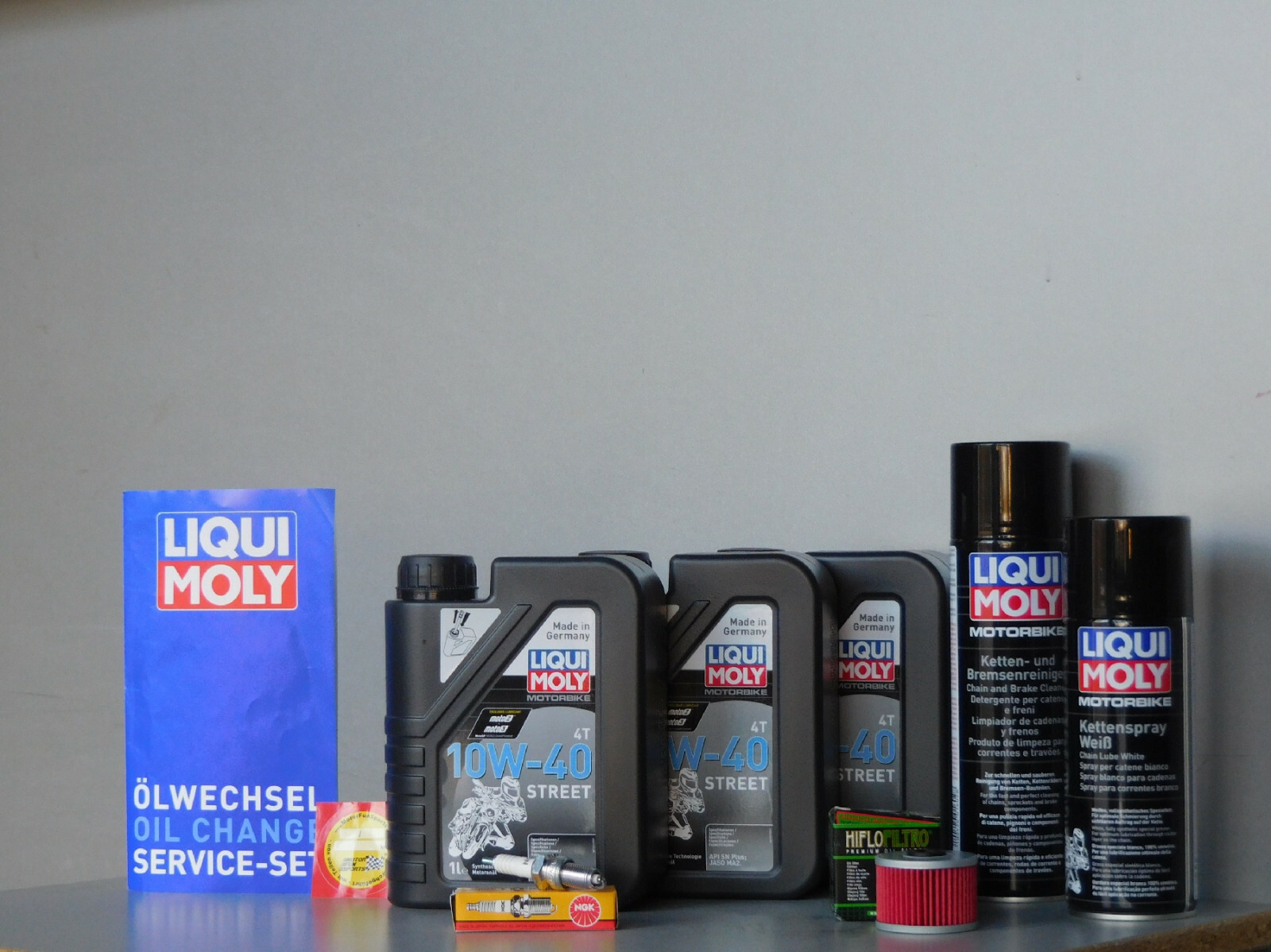 Maintenance Set Honda SLR 650, Spark Plug, Oil, Service, Inspection