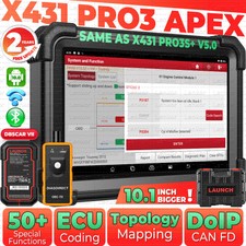 Launch X431 Pro3 Apex V+ Elite Car Diagnostic Tool Topology Ecu Coding Scanner